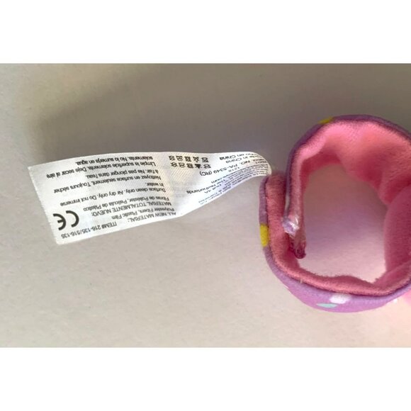 Lot of 3 Infantino Baby Wrist Rattles Plush Bee Butterfly Flower Pink Floral - Picture 6 of 6